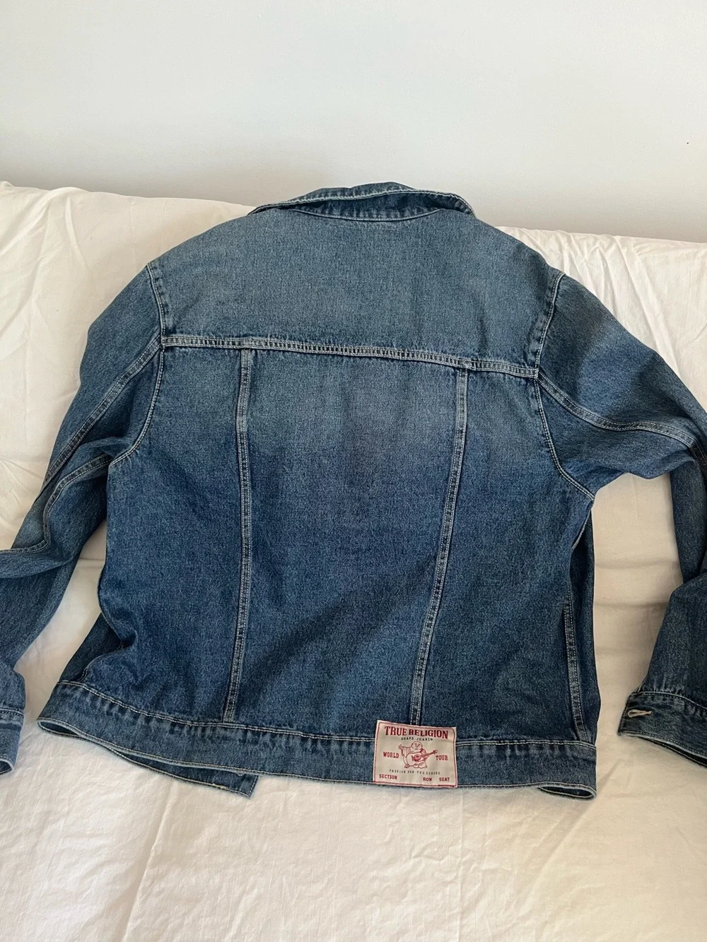 MEN’S NWT True Religion denim jacket Jesse Trucker L large
